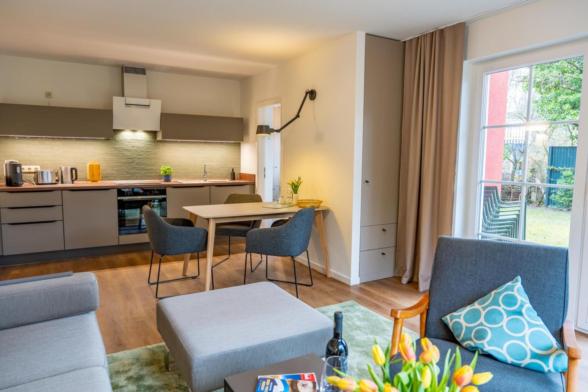 Kapitaenshaus Scharmberg, Ferienwohnung Seeadler ボルン エクステリア 写真