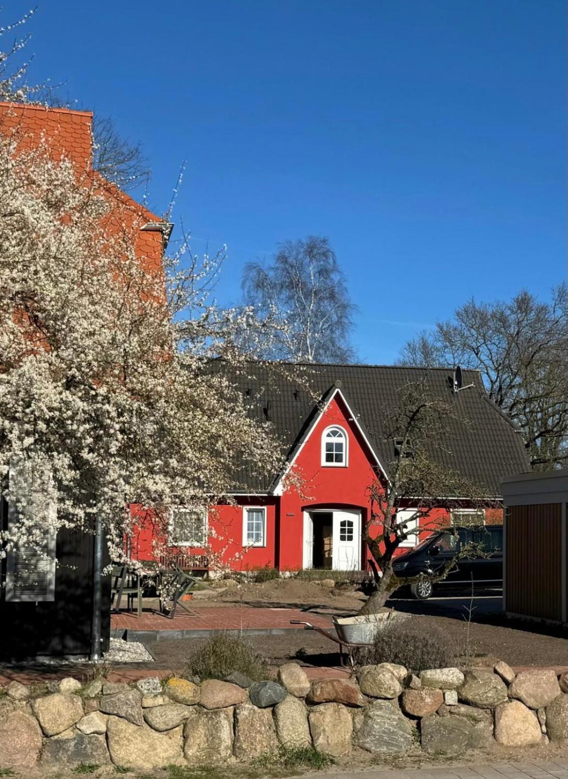 Kapitaenshaus Scharmberg, Ferienwohnung Seeadler ボルン エクステリア 写真